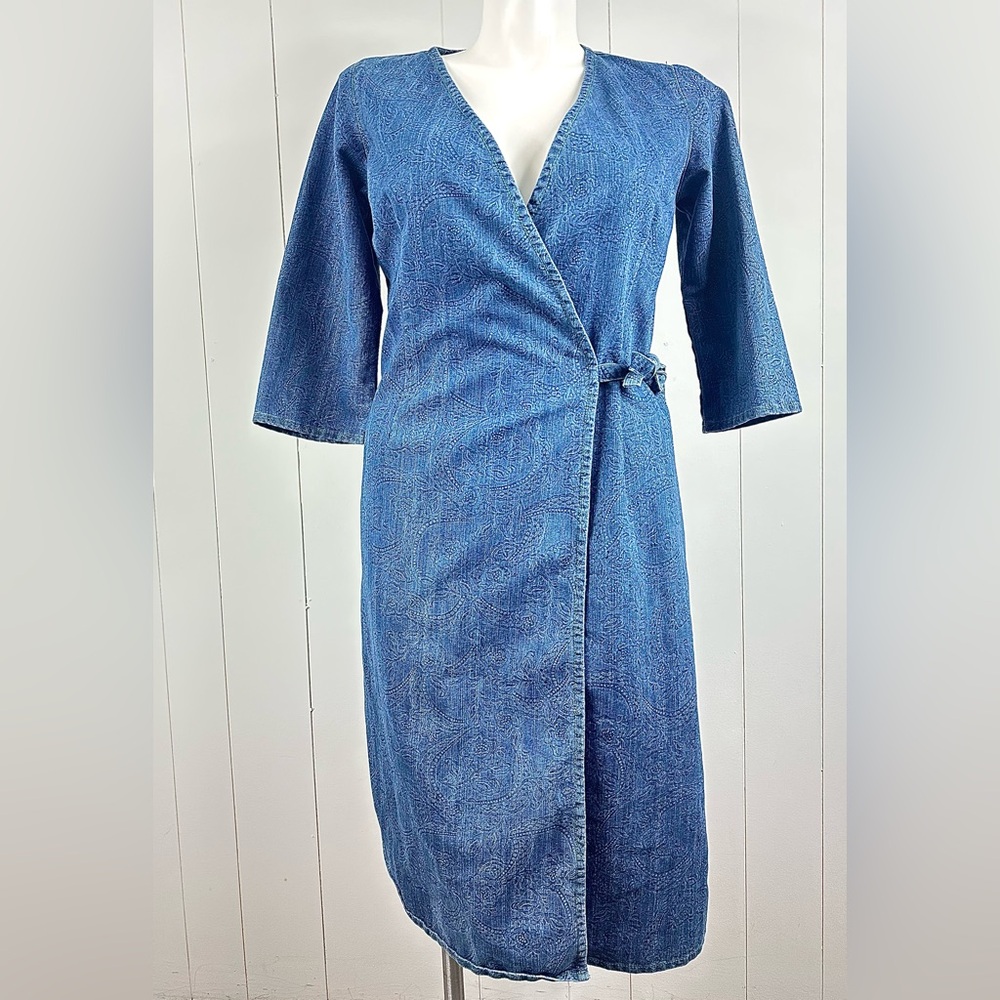 The Territory Ahead Blue Midi Dress